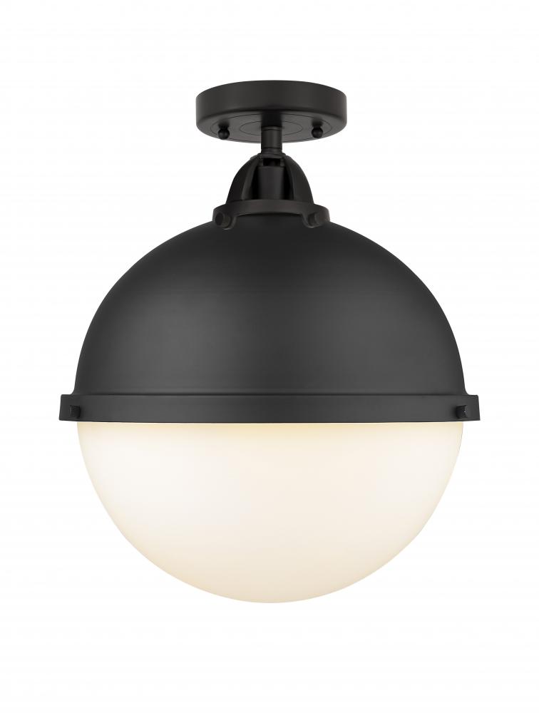 Hampden - 1 Light - 13 inch - Matte Black - Semi-Flush Mount