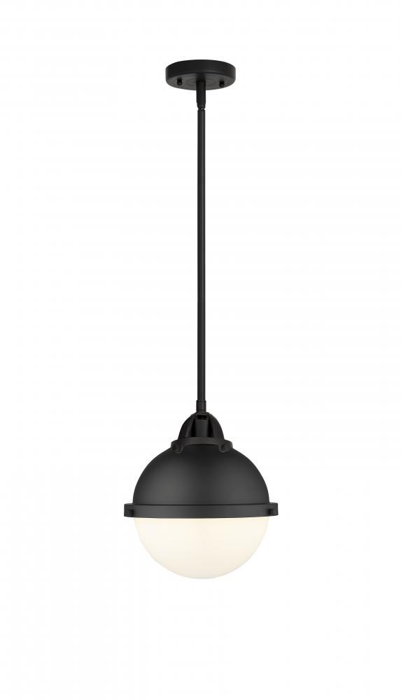 Hampden - 1 Light - 9 inch - Matte Black - Cord hung - Mini Pendant