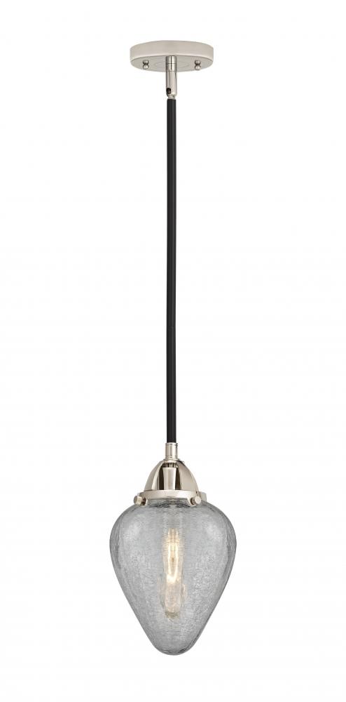 Geneseo - 1 Light - 7 inch - Black Polished Nickel - Cord hung - Mini Pendant