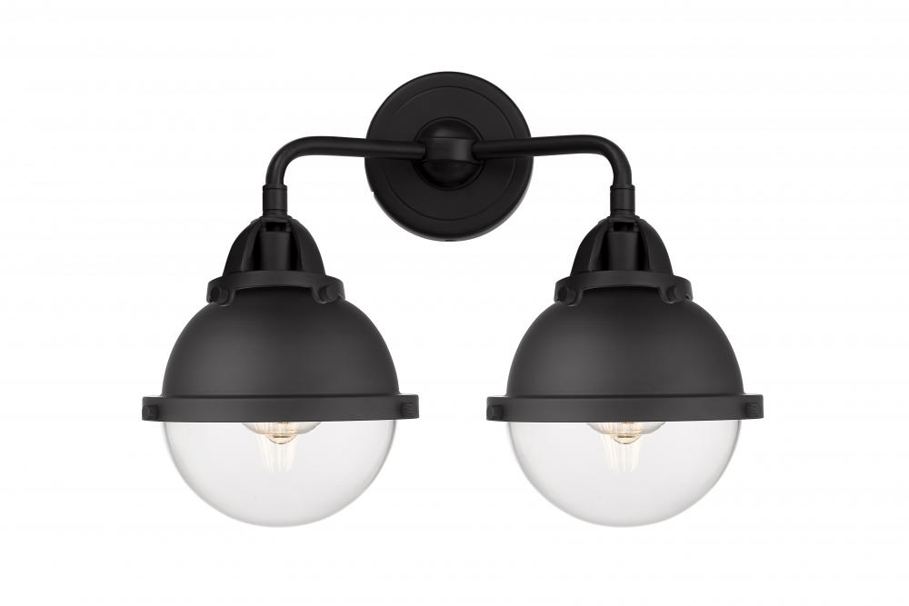 Hampden - 2 Light - 15 inch - Matte Black - Bath Vanity Light