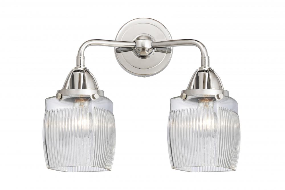 Colton - 2 Light - 14 inch - Polished Chrome - Bath Vanity Light