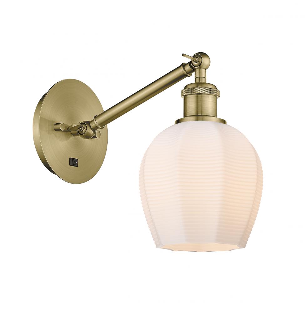 Norfolk - 1 Light - 6 inch - Satin Gold - Sconce