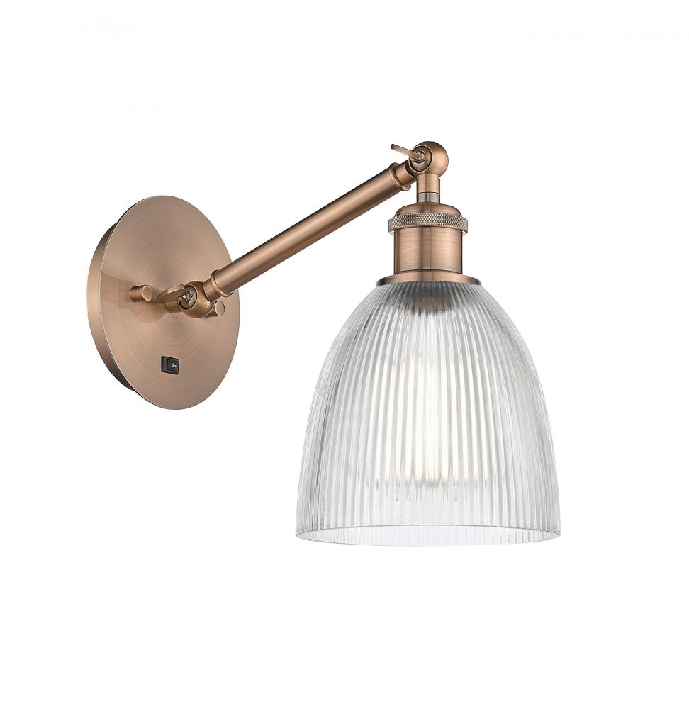 Castile - 1 Light - 6 inch - Antique Copper - Sconce