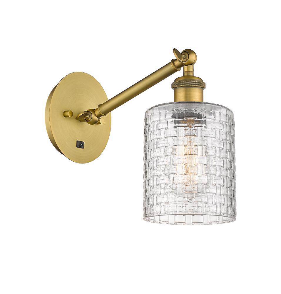 Cobbleskill - 1 Light - 5 inch - Brushed Brass - Sconce