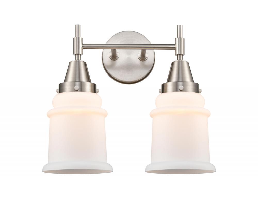 Canton - 2 Light - 15 inch - Satin Nickel - Bath Vanity Light