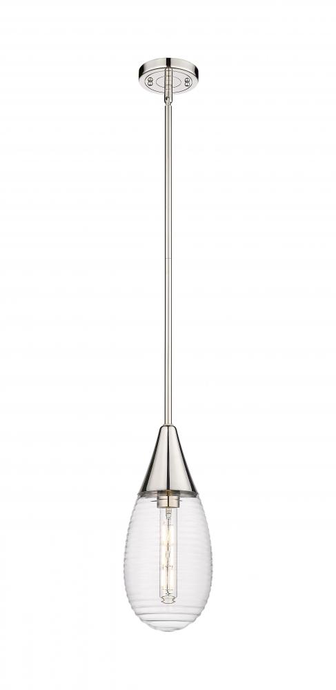 Malone - 1 Light - 6 inch - Polished Nickel - Pendant