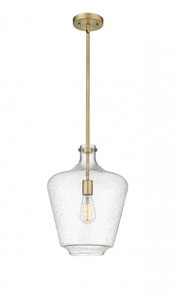 Norwalk - 1 Light - 12 inch - Brushed Brass - Stem hung - Mini Pendant