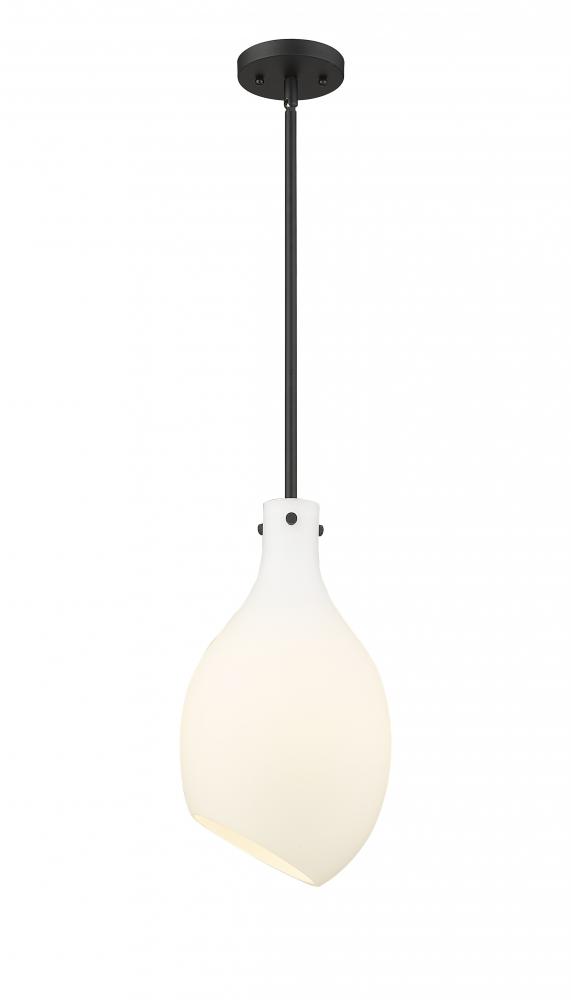 Norwalk - 1 Light - 9 inch - Matte Black - Stem hung - Mini Pendant