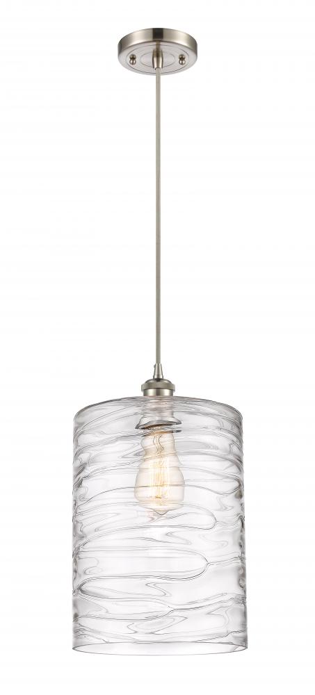 Cobbleskill - 1 Light - 9 inch - Brushed Satin Nickel - Cord hung - Mini Pendant