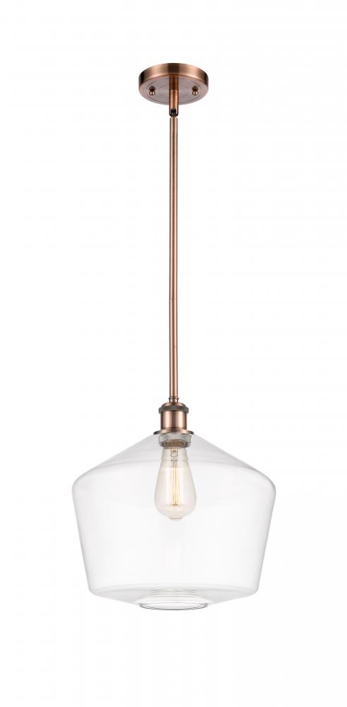 Cindyrella - 1 Light - 12 inch - Antique Copper - Mini Pendant