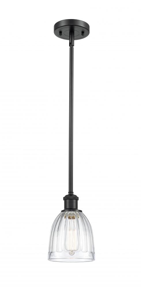 Brookfield - 1 Light - 6 inch - Matte Black - Mini Pendant