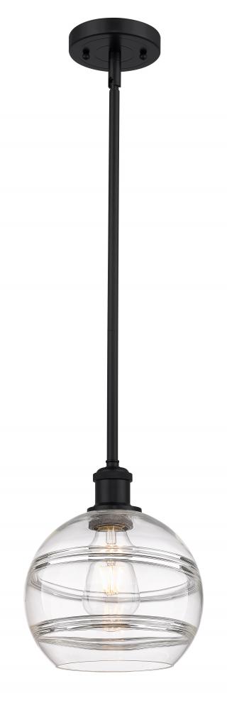 Rochester - 1 Light - 8 inch - Matte Black - Mini Pendant