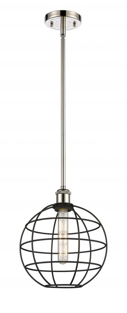 Lake Placid - 1 Light - 10 inch - Polished Nickel - Mini Pendant