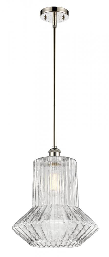 Springwater - 1 Light - 12 inch - Polished Nickel - Mini Pendant