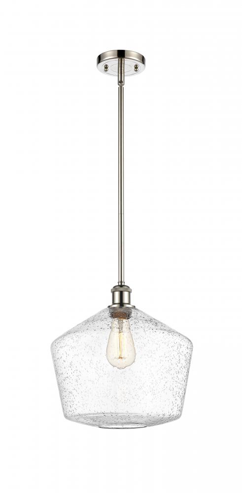 Cindyrella - 1 Light - 12 inch - Polished Nickel - Mini Pendant