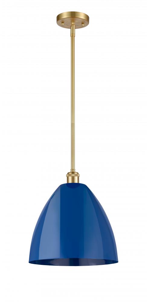 Plymouth - 1 Light - 12 inch - Satin Gold - Pendant