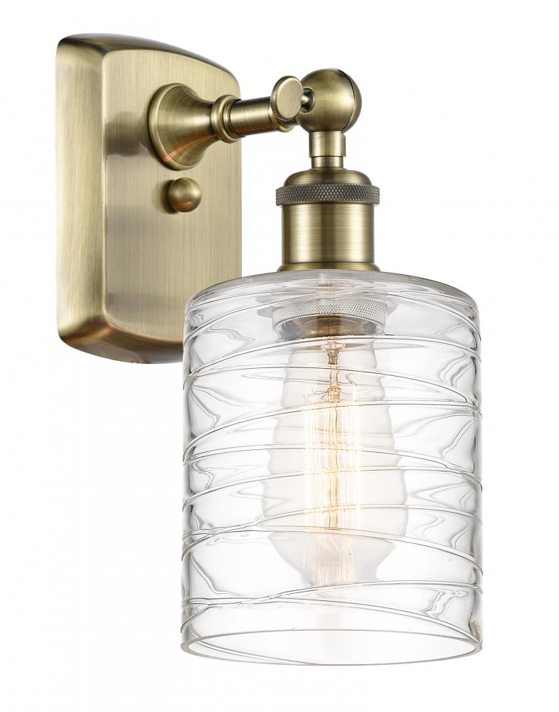 Cobbleskill - 1 Light - 5 inch - Antique Brass - Sconce