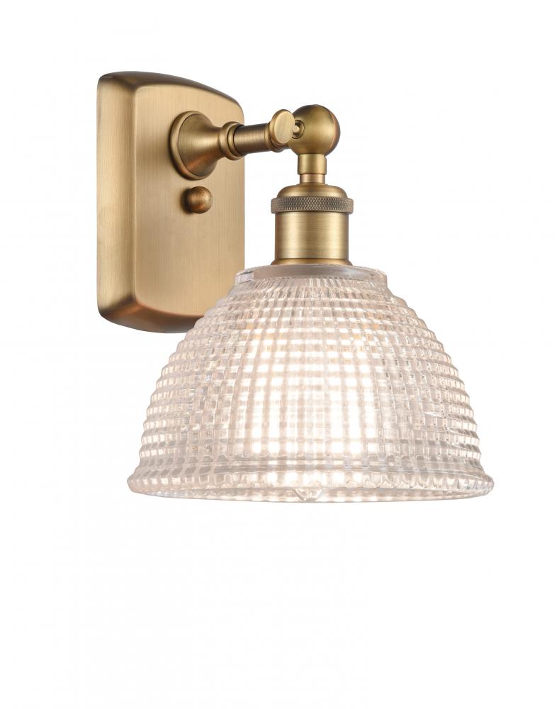 Arietta - 1 Light - 8 inch - Brushed Brass - Sconce