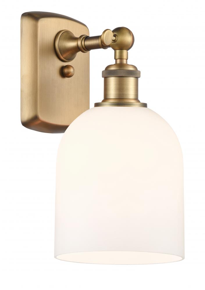 Bella - 1 Light - 6 inch - Brushed Brass - Sconce