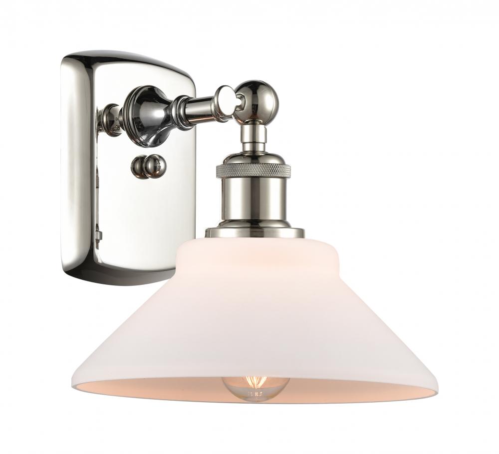 Orwell - 1 Light - 8 inch - Polished Nickel - Sconce