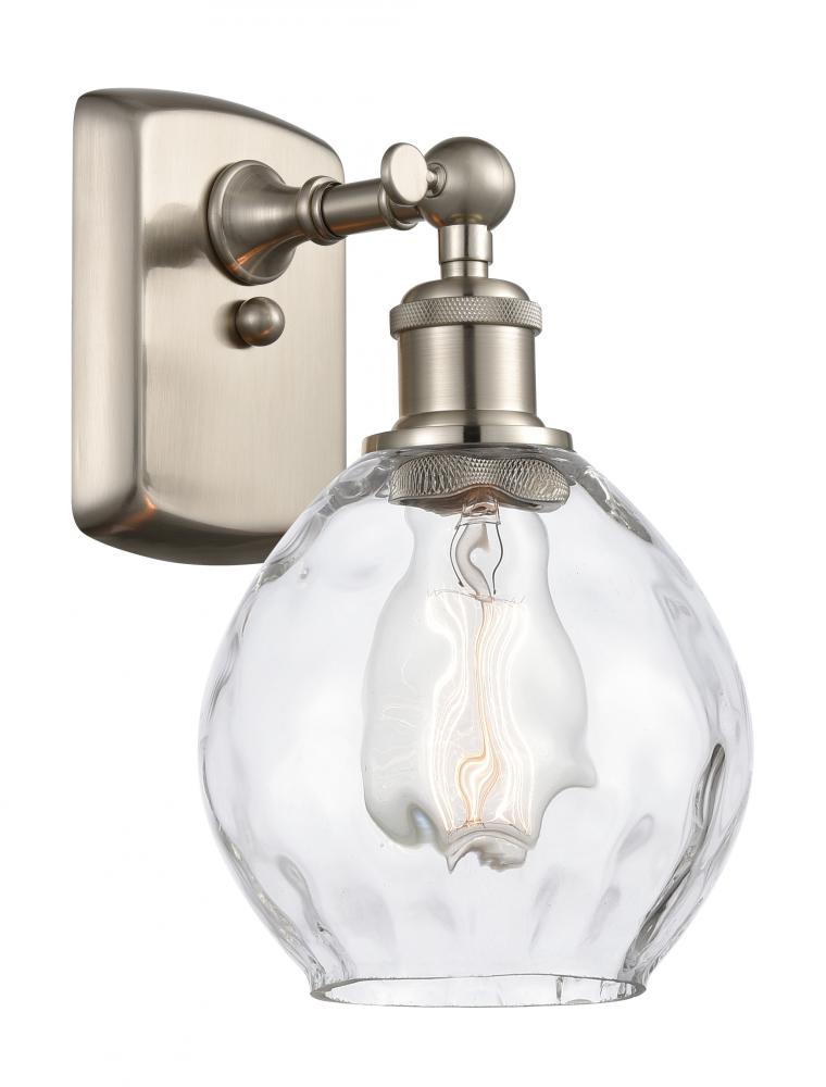 Waverly - 1 Light - 6 inch - Brushed Satin Nickel - Sconce