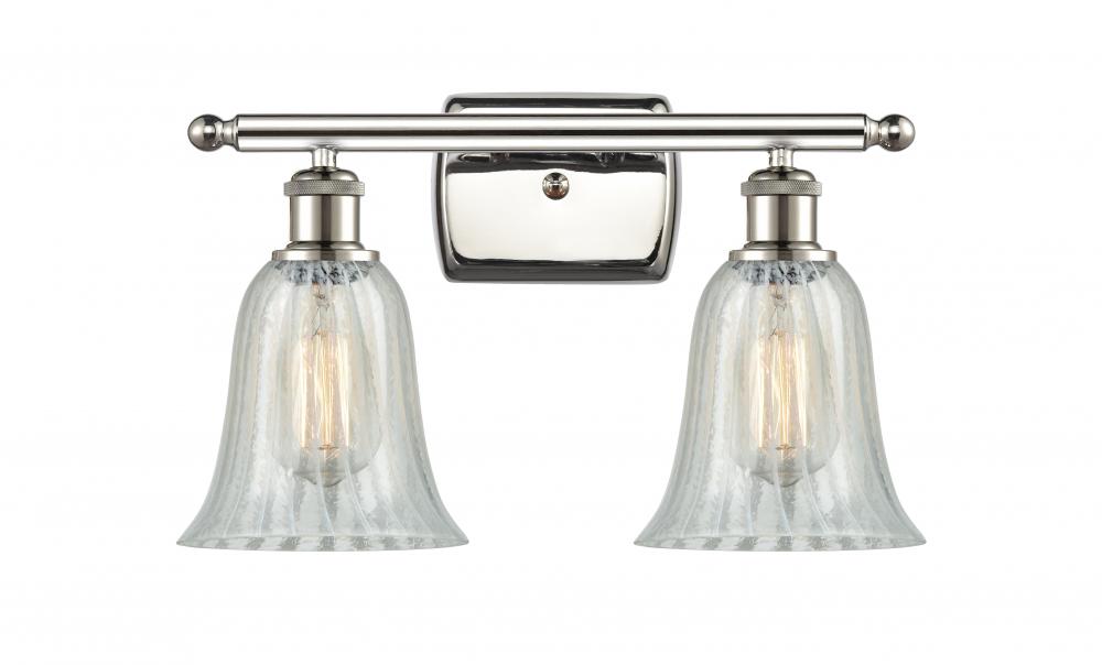 Hanover - 2 Light - 16 inch - Polished Nickel - Bath Vanity Light