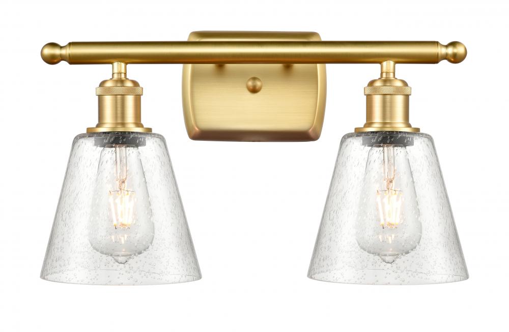 Caton - 2 Light - 15 inch - Satin Gold - Bath Vanity Light