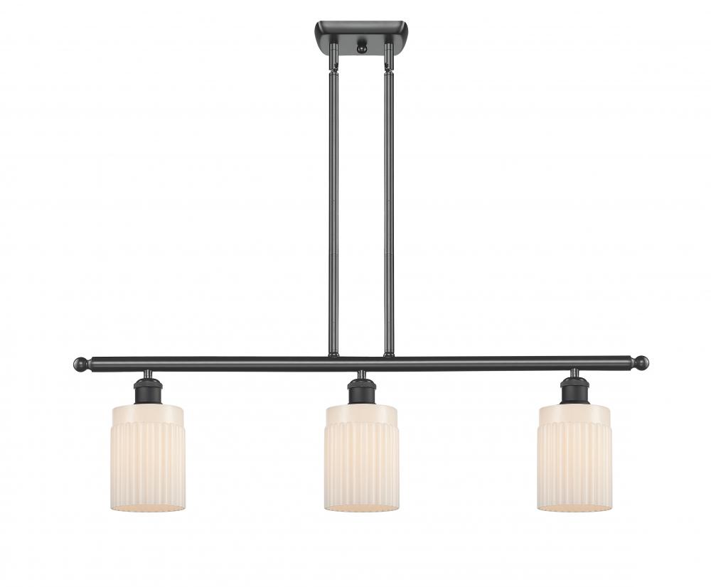 Hadley - 3 Light - 36 inch - Matte Black - Cord hung - Island Light