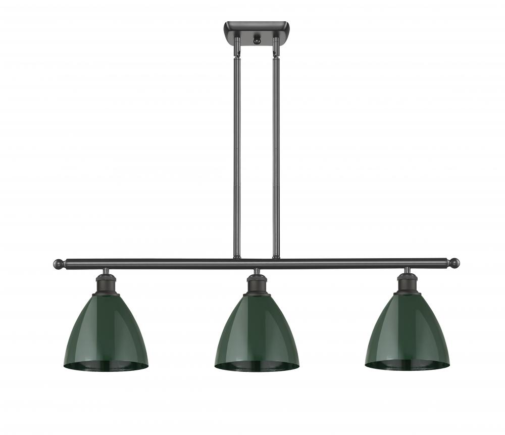 Plymouth - 3 Light - 36 inch - Oil Rubbed Bronze - Cord hung - Island Light