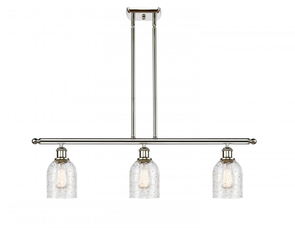 Caledonia - 3 Light - 36 inch - Polished Nickel - Cord hung - Island Light