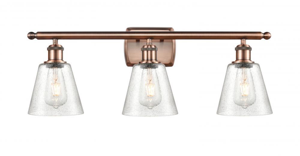 Caton - 3 Light - 25 inch - Antique Copper - Bath Vanity Light