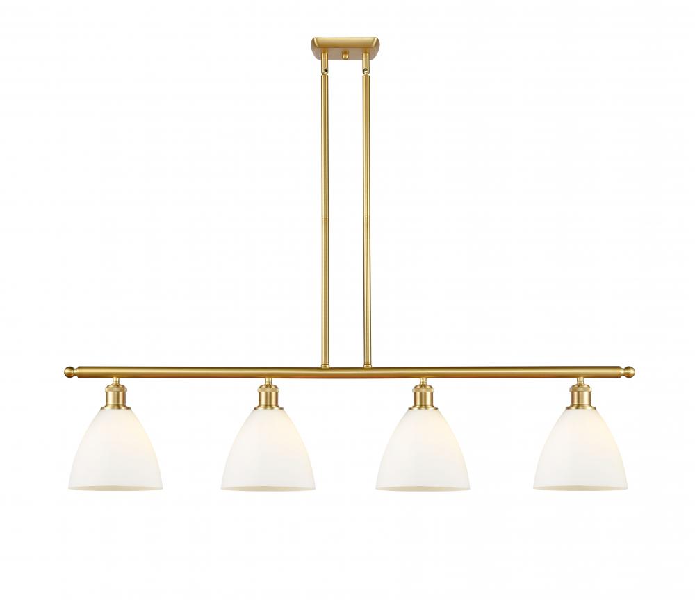 Bristol - 4 Light - 48 inch - Satin Gold - Cord hung - Island Light