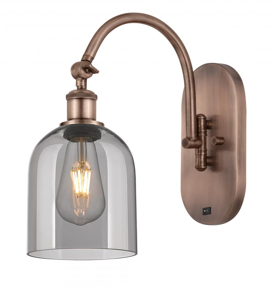 Bella - 1 Light - 6 inch - Antique Copper - Sconce