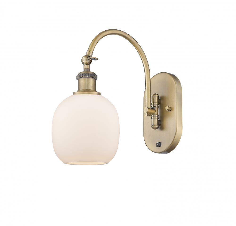 Belfast - 1 Light - 6 inch - Brushed Brass - Sconce