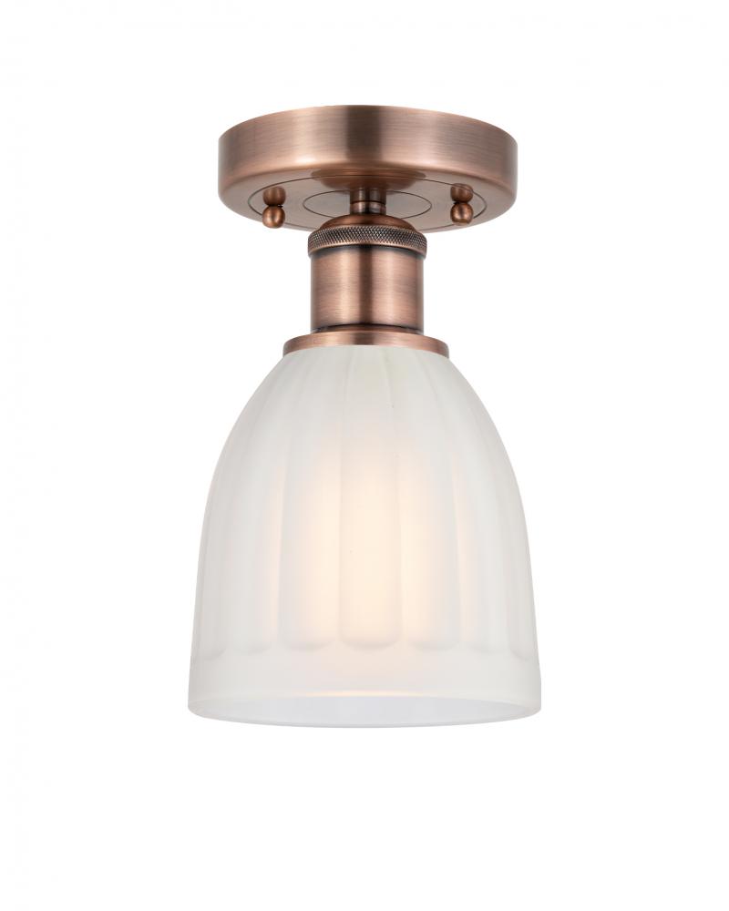 Brookfield - 1 Light - 6 inch - Antique Copper - Semi-Flush Mount