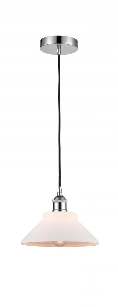 Orwell - 1 Light - 8 inch - Polished Chrome - Cord hung - Mini Pendant