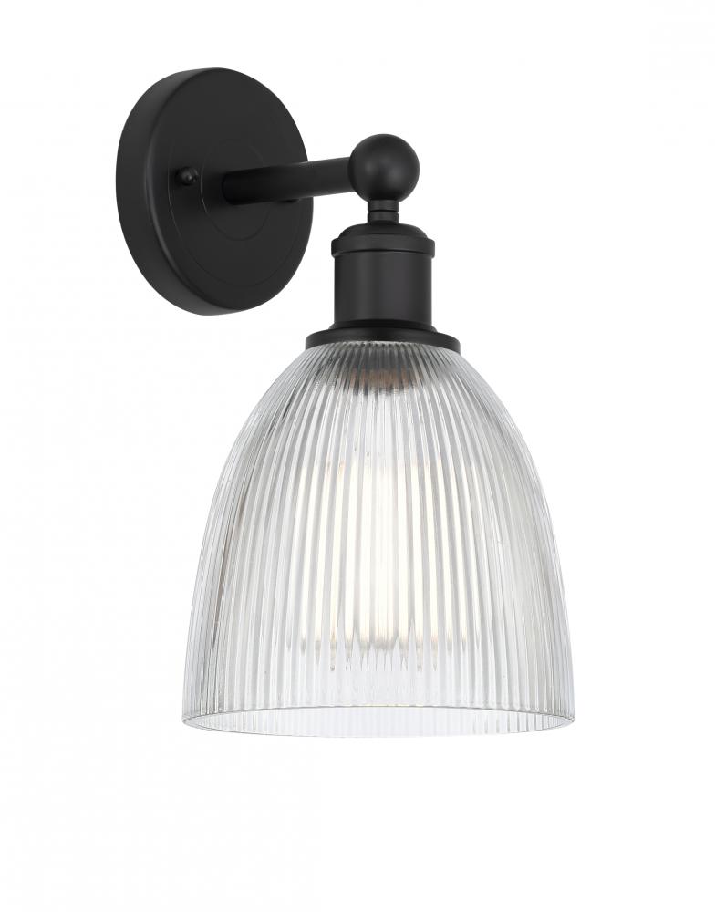 Castile - 1 Light - 6 inch - Matte Black - Sconce