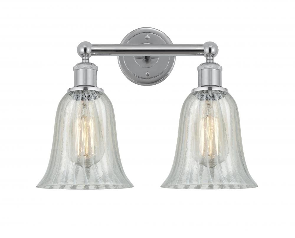 Hanover - 2 Light - 15 inch - Polished Chrome - Bath Vanity Light