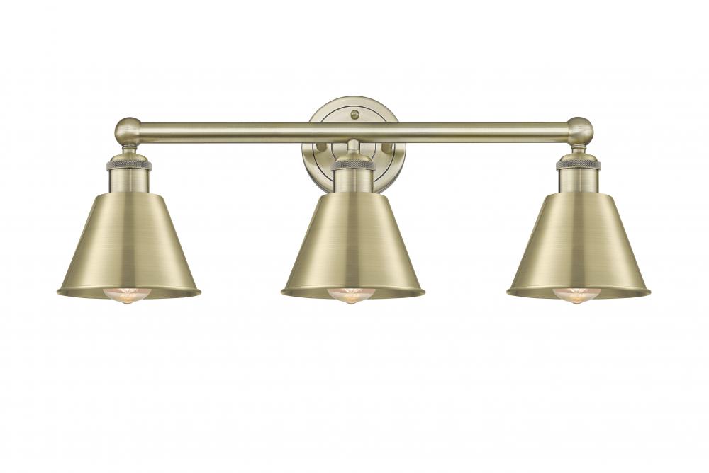 Smithfield - 3 Light - 25 inch - Antique Brass - Bath Vanity Light