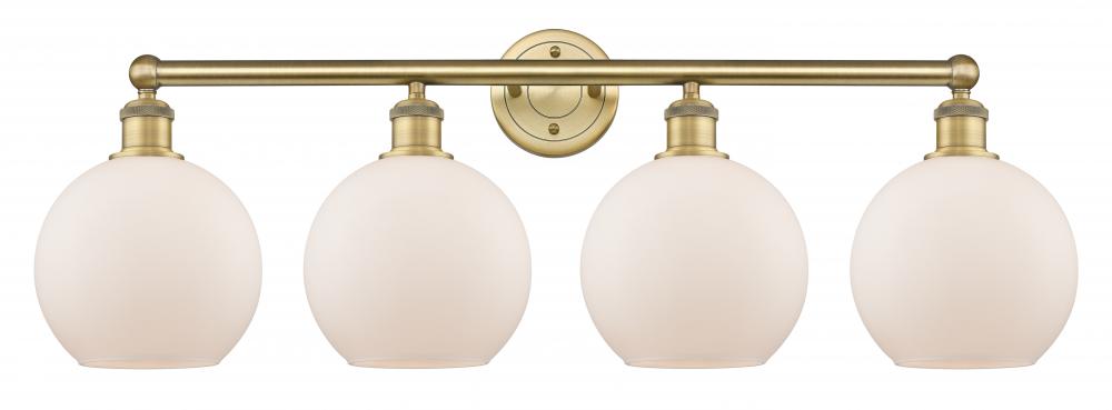 Athens - 4 Light - 35 inch - Brushed Brass - Bath Vanity Light