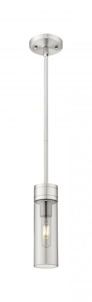 Boreas - 1 Light - 3 inch - Satin Nickel - Stem Hung - Mini Pendant