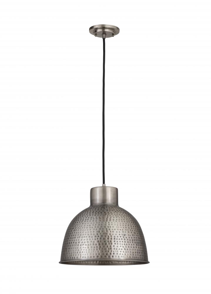 Charita - 1 Light - 14 inch - Antique Pewter - Cord hung - Pendant