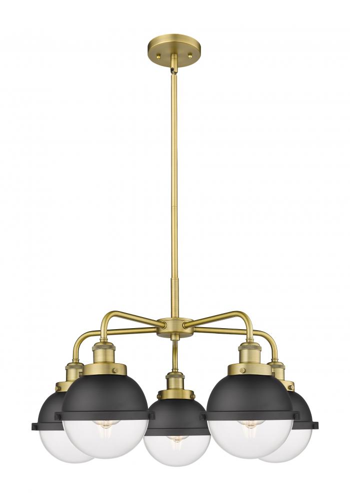 Ballston Urban - 5 Light - 26 inch - Brushed Brass - Chandelier