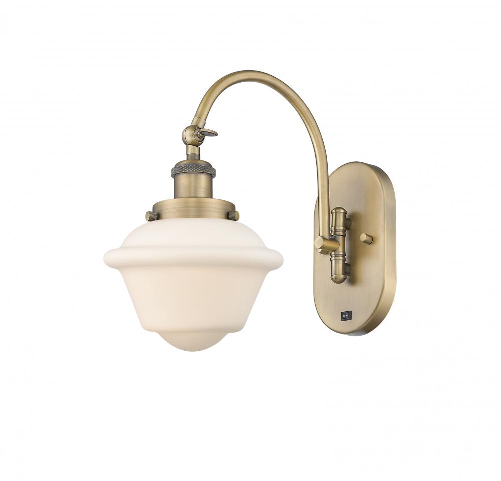 Oxford - 1 Light - 8 inch - Brushed Brass - Sconce