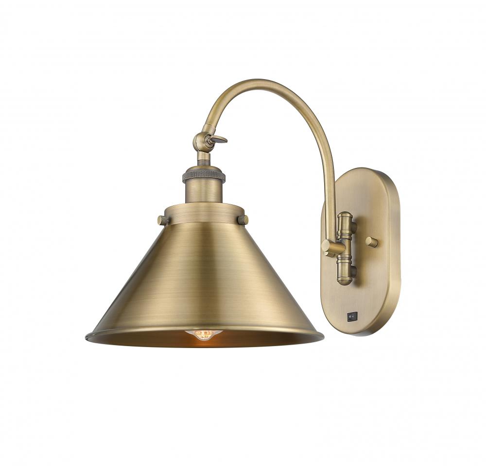 Briarcliff - 1 Light - 10 inch - Brushed Brass - Sconce