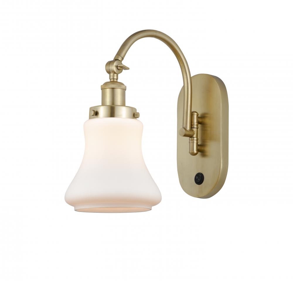 Bellmont - 1 Light - 7 inch - Satin Gold - Sconce