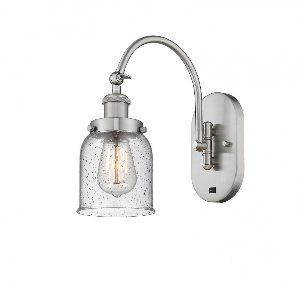 Bell - 1 Light - 5 inch - Brushed Satin Nickel - Sconce