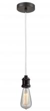 Innovations Lighting 100OB-10W-1OB - Edison - 1 Light - 2 inch - Oil Rubbed Bronze - Cord hung - Mini Pendant