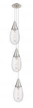 Innovations Lighting 103-450-1P-SN-G450-6SCL - Malone - 3 Light - 8 inch - Brushed Satin Nickel - Multi Pendant