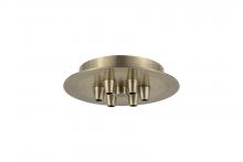 Innovations Lighting 106-AB - 6 Light Round Multi Port Canopy